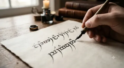 Elfic alphabet - Tengwar Parmaite