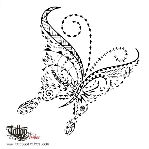 Tribal butterfly