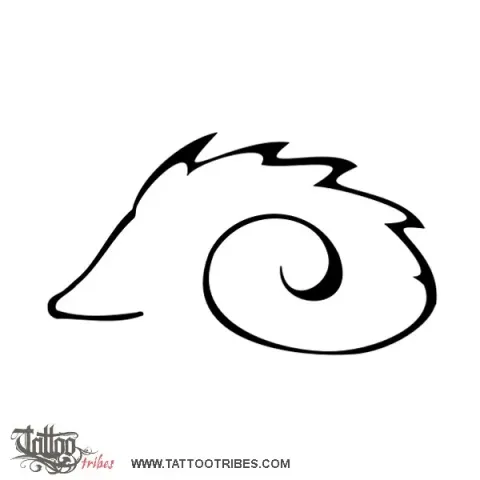 Stylized hedgehog