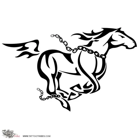 Galloping horse
