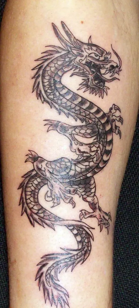 Tiki Tattoo - Chinese Dragon