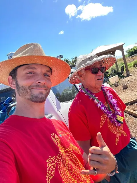 George Kahumoku Jr at Malama 'Aina